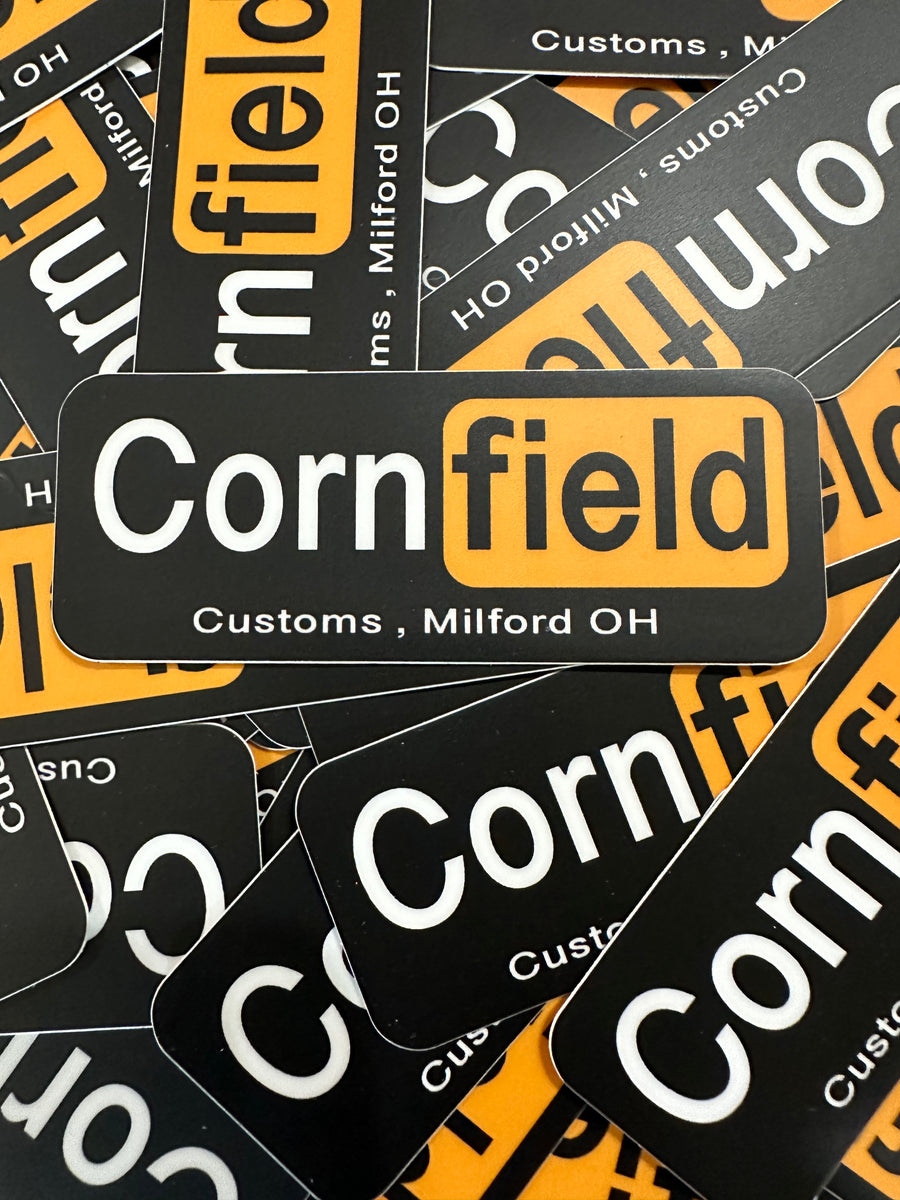 Cornfield Customs Decal Cornfield customs