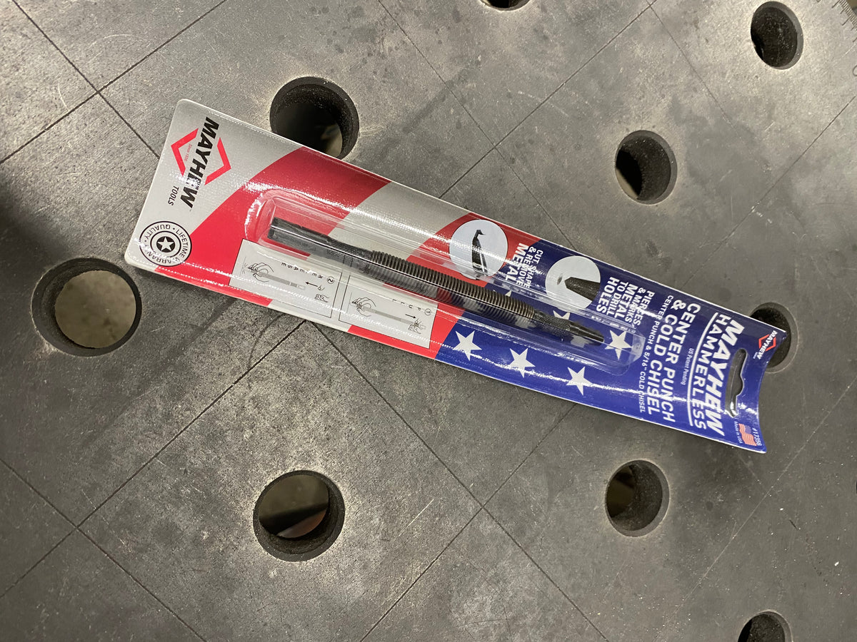 Hammerless center punch Cornfield customs