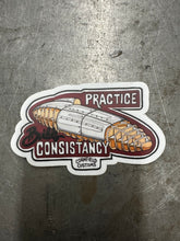 Load image into Gallery viewer, Practice Builds Consistency Buck Decal