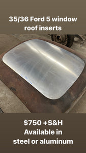 35/36 coupe roof insert