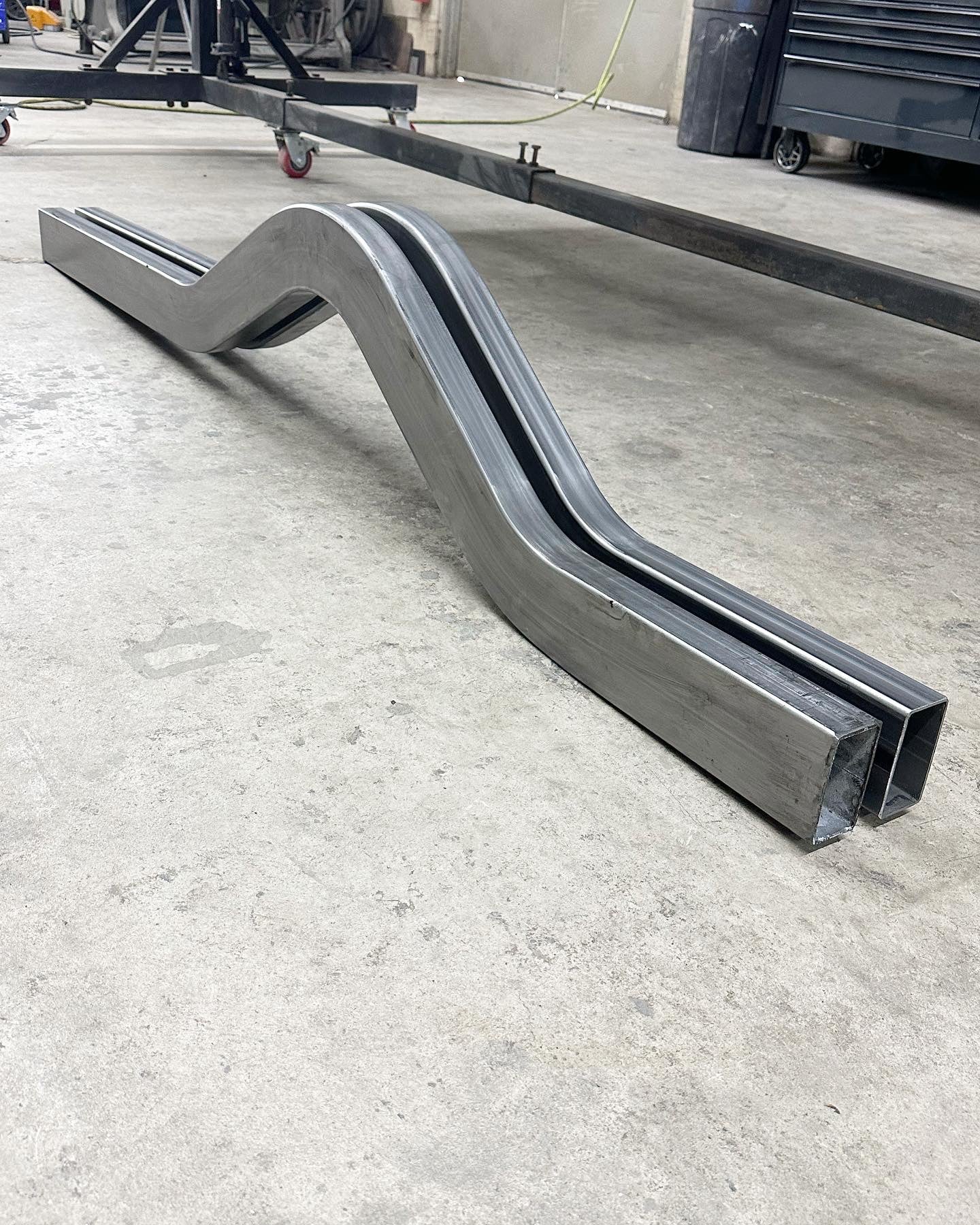 1955-1957 Chevy passenger car back half Rails – Cornfield customs